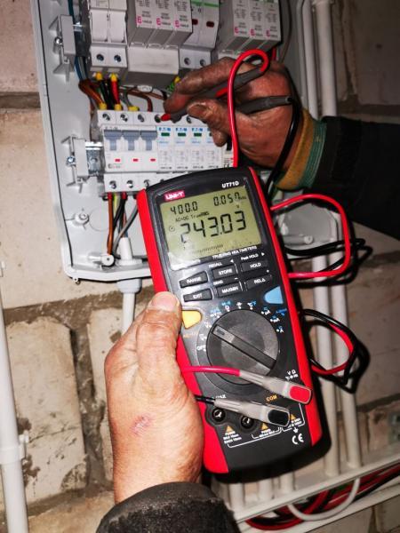 Kościuszki 33 napięcie instalacji