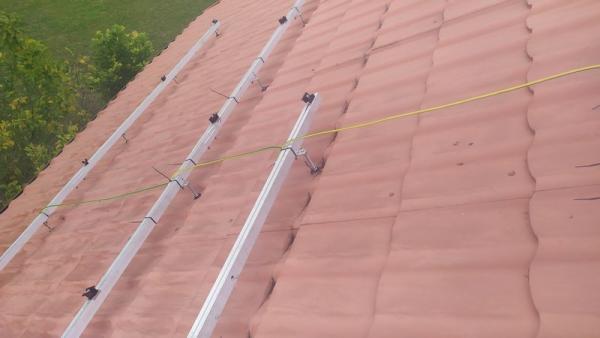 chrustowa 8 okablowanie na dachu pod panele