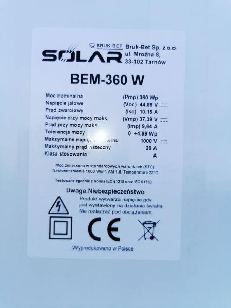solar - specyfikacja