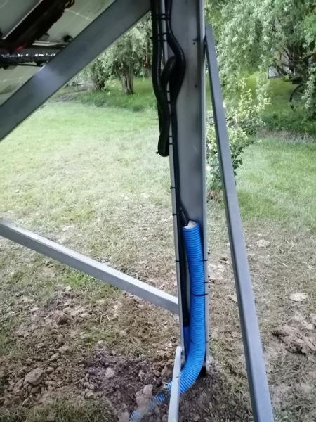 słoneczna 1 instalacja w ziemi
