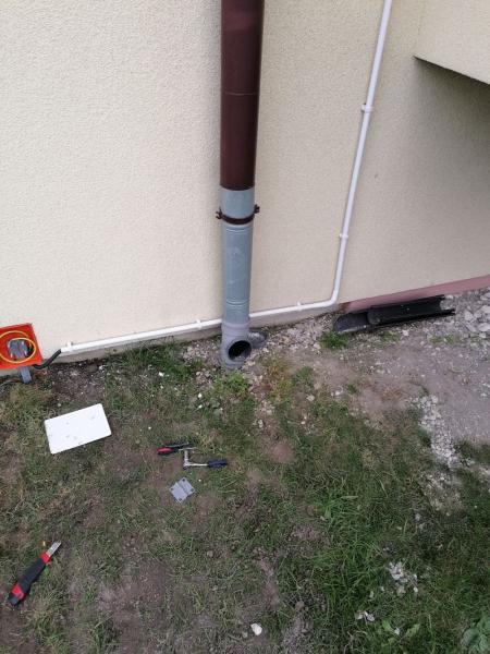 kowałów górny 51 rynna przy ścianie