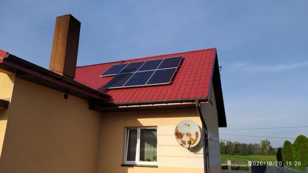 piotrkowice 80 baterie słoneczne na dachu
